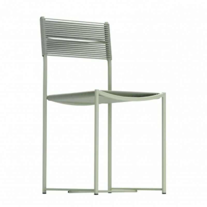 Spaghetti Chair 101 Alias Dunkelbraun PVC Schnur beige ALIAS